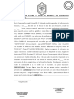 Correa Cesar Daniel S/ Acta de Entrega de Elementos SECUESTRADOS.