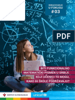Obrazovanje U Fokusu - Biti Funkcionalno Matematički Pismen