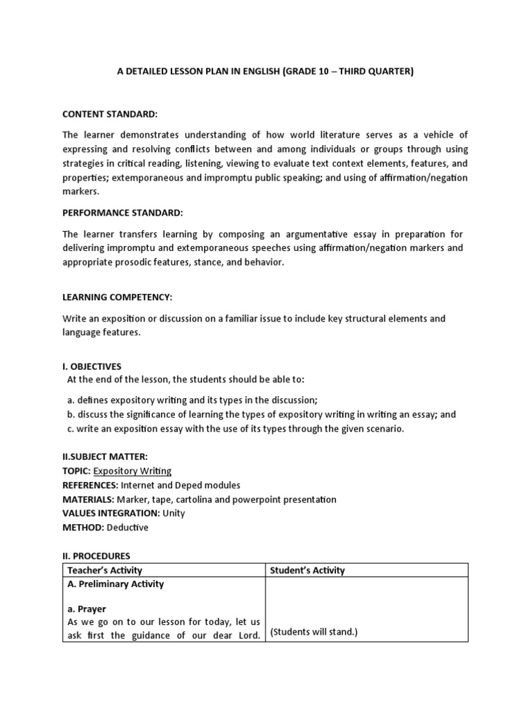 a-detailed-lesson-plan-in-english-grade-10-pdf-essays-taste