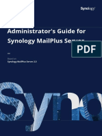 Administrator'S Guide For Synology Mailplus Server: Based On