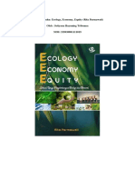 Mengulas Buku Ecology, Economy, Equity