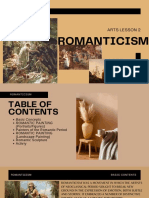Romanticism: Arts Lesson 2