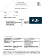 Formato Programacion I Bimestre Matemática Anual2023