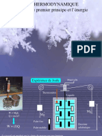 Thermodynamique IV - Le Premier Principe Et L'énergie