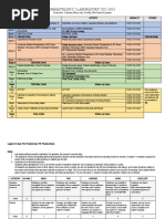 Hematology 2 Weekly Plan 22 23