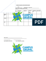 Matriz de Planificacion de Sesion de Grupo