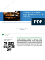 Storyboard - Entrepreneuriat Business Model - Bar de Rencontres The Ice Breaker - 3 - 1 - 2022