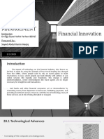 Risk Management: Financial Innovation