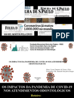 Os Impactos Da Pandemia de Covid-19 Nos Atendimentos Odontológicos