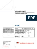 Operation Manual: Drawworks Control System