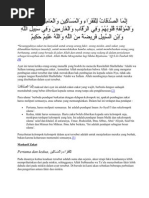 Download Tafsir Surah at-taubah Ayat 60-Asnaf Zakat by Damanhuri Abdulhalim SN63554945 doc pdf