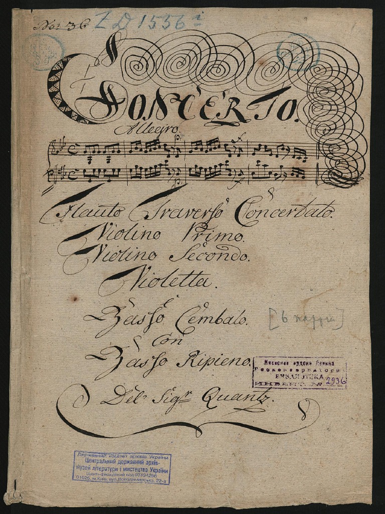 Quantz Flute Concerto in GMinor 193 Flute Solo PDF