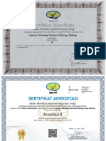 Akreditasi Program Studi Teknik Informatika ITN Malang