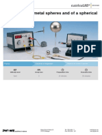 Capacitance of Metal Spheres and of A Spherical Capacitor: Difficulty Level Group Size Preparation Time Execution Time