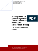 A Comparison of Genetic Algorithm and Reinfocement Learning