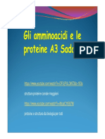 AMMINOACIDI E PROTEINE A3 Sadava