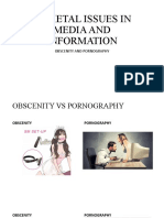 Societal Issues in Media: Obscenity vs Pornography
