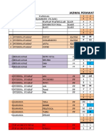 Jadwal Maret 2023