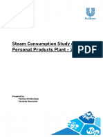 Steam Consumption Study of Personal Products Plant - 2022: Prepared By: Pasindu Ambawalage Kavishka Gunaratne