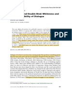 The Color-Blind Double Bind: Whiteness and The (Im) Possibility of Dialogue