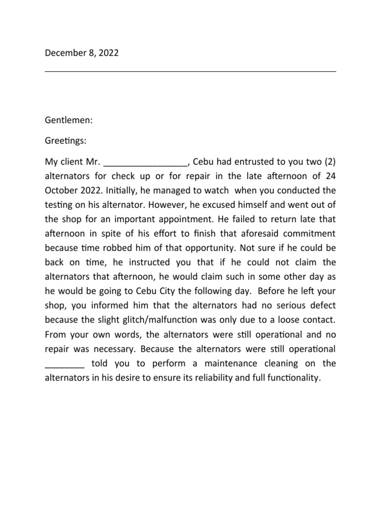 Sample Demand Letter Estafa PDF