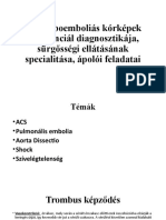 Sürgősségi Ellátás És Szakápolástana 9. Thromboembolia