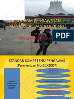 Program Pengawasan Manajerial Dan Aka Demik: Oleh: DR - Hj.Eka Suharti A, MM