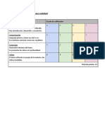 Matriz de Valoración para Oralidad