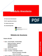 01 - Avaliação e Preparação Pré-Anestésica + Monitorização