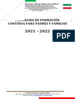 Proyecto Escuela de Padres Misas 2022