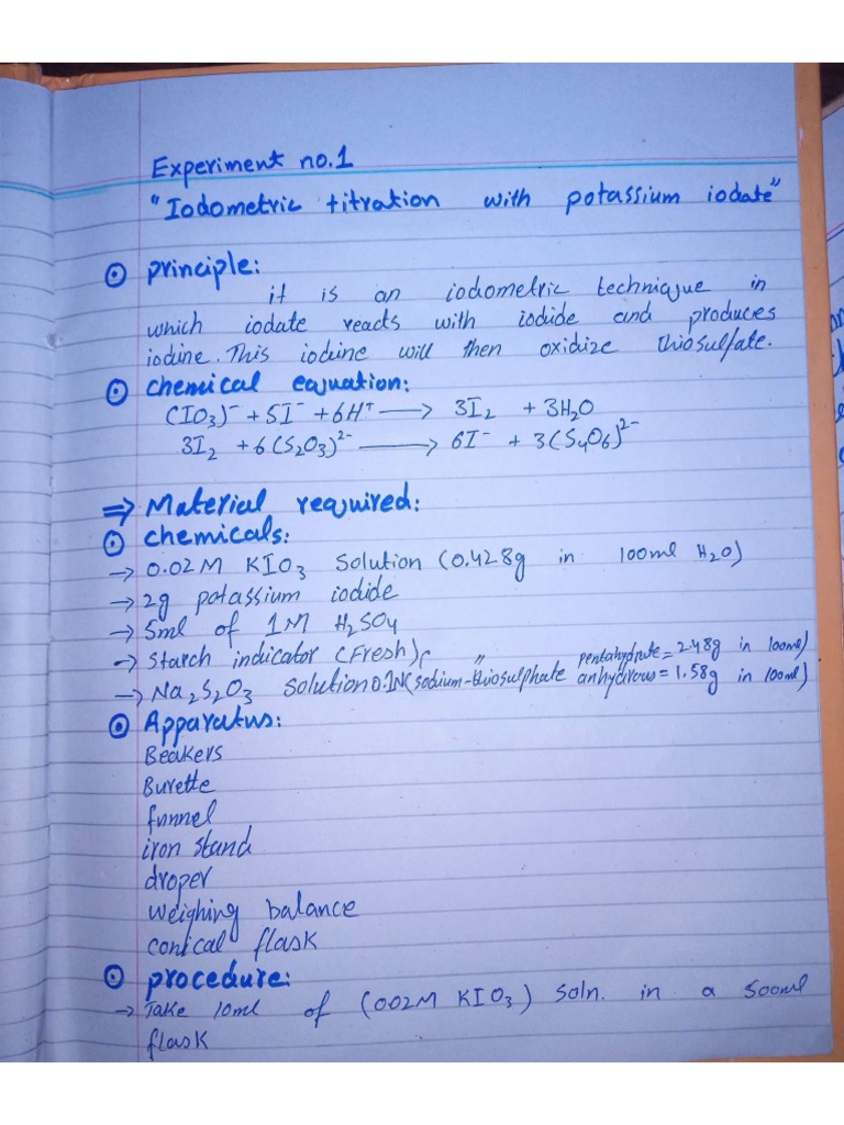 Experiments by H.B PDF