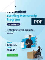 Bank Mentorship Brochure