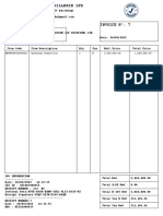 Invoice SP Aviation