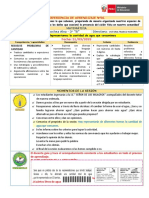 31 de Marzo - Matematica Representamos La Cantidad de Agua Que Consumimos