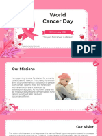 World Cancer Day: "Prayers For Cancer Sufferers"