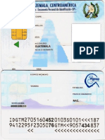 Documento Personal de Identificación Guatemala