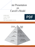 Carroll's CSR Model Poster Presentation