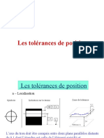 Tolérances de Position