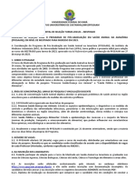 Edital Mestrado PPGSAAM 2023-2 PUBLICADO