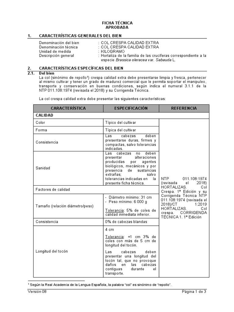 Manual de La Col Crespa | PDF