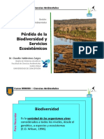 Pérdida de La Biodiversidad y Servicios Ecosistémicos: Sesión: Problemas Ambientales