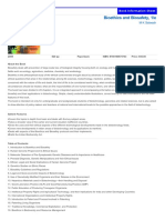 Bioethics and Biosafety, 1/e: Book Information Sheet Book Information Sheet