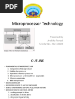 Microprocessor Technology: Presented by Anshika Porwal Scholar No-222116609