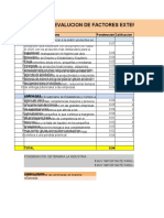 Matriz de Evalucion de Factores Externos (Efe)