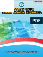 PEDOMAN EJAAN BAHASA INDONESIA