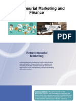 Entrepreneurial Marketing and Finance