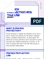 Pricavy Protection and The Law