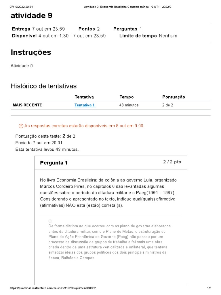 Análise do Paeg na Ditadura Militar | PDF | Economia | Economias