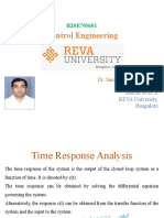 CE - Unit 2 - Time Response of System and Time Domain Specifications