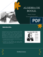 Algebra de Boole: Introducción y Definiciones
